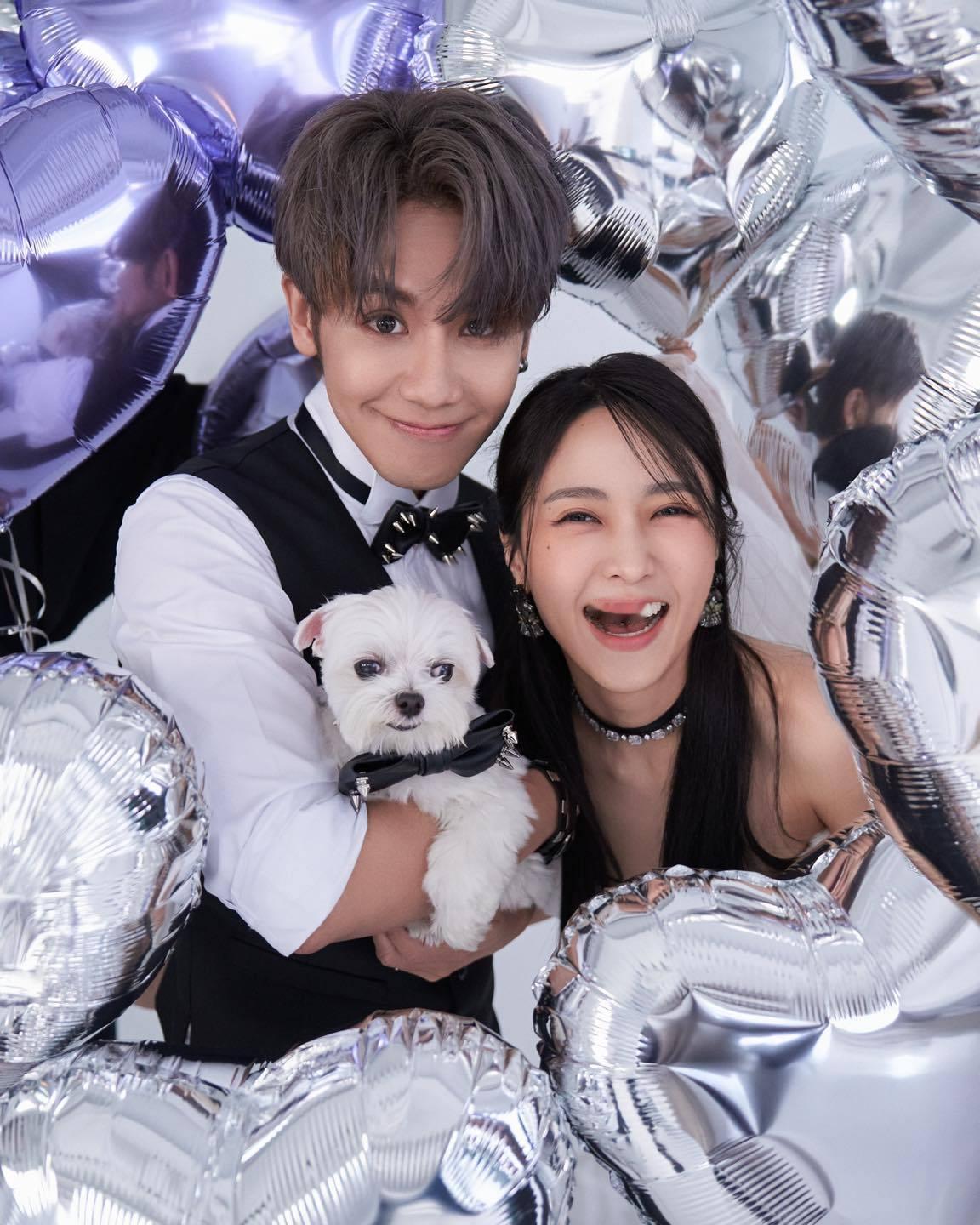 恭喜鼓鼓吕思纬、大元林艾璇结婚啦！相恋12年，2023公开交往10年，2024年