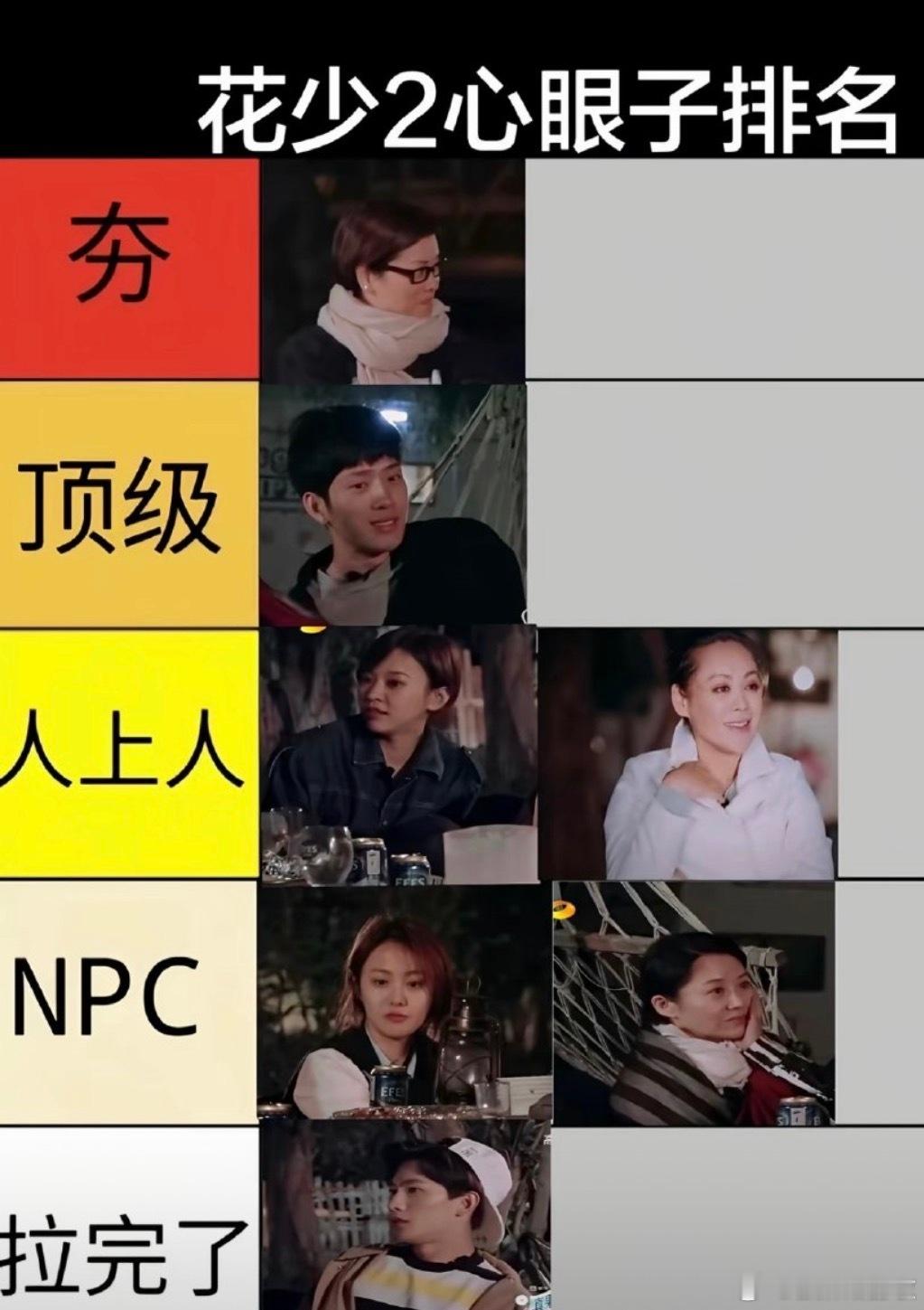 愿大家的人生都和《花少2》一样，热闹不断，无论过多久都还是素材不断。万万没想到L