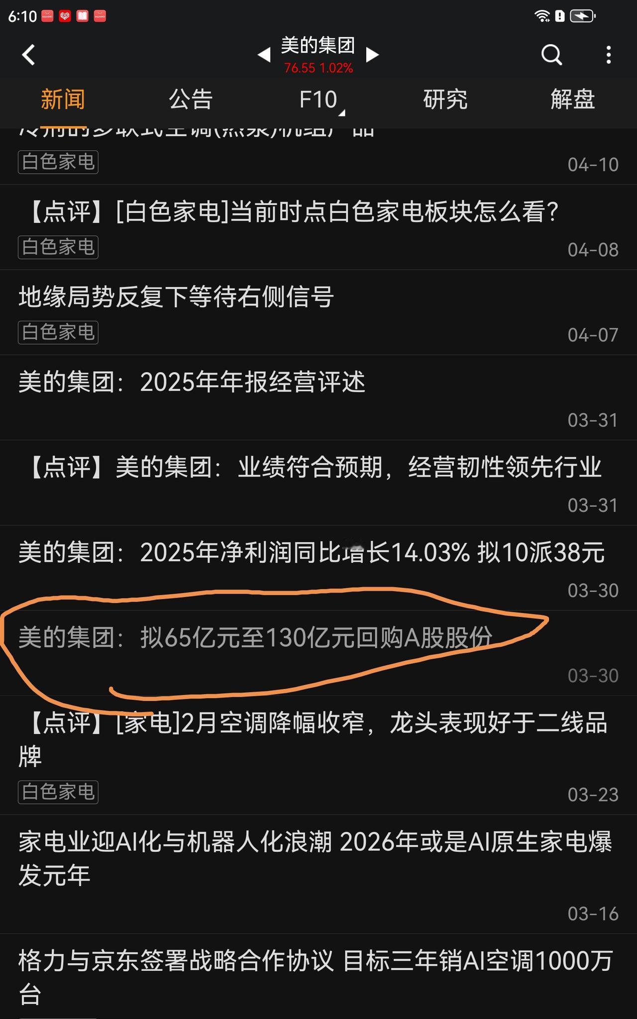 美的集团大股东已开始增持自家股份，股价处于历史低估区啊！
价值投资者不是很好的中