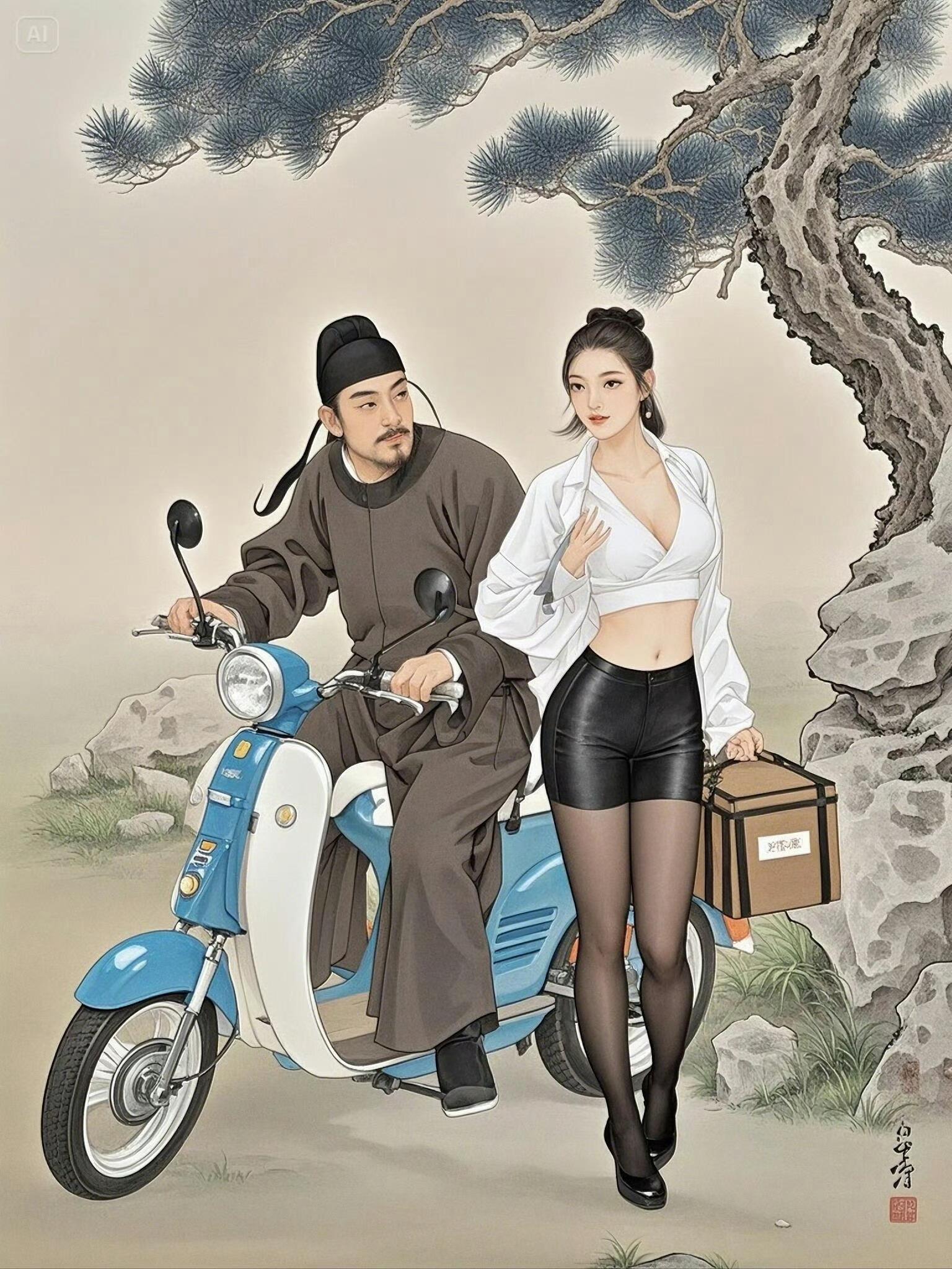 字画真迹，不接受反驳[阴险] 
