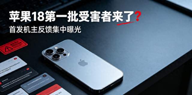 苹果18第一批“受害者”来了？首批机主反馈翻车，问题集中在哪