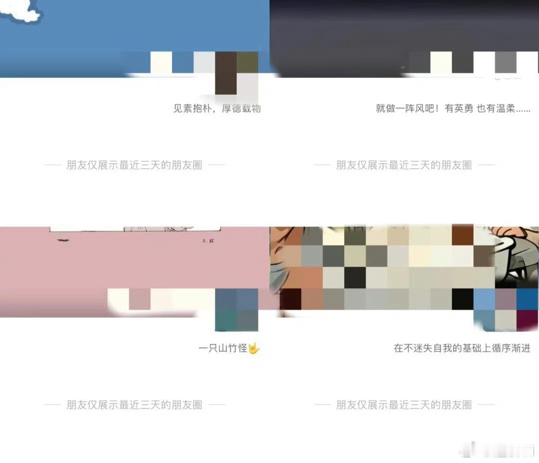 工作后大家的朋友圈都变了我现在已经不发朋友圈了 感觉很累 不想让别人做我的观众 