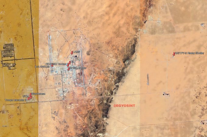 根据伊朗卫星图像，并经 Sentinel-2L 图像验证，记录了伊朗对沙特阿拉伯