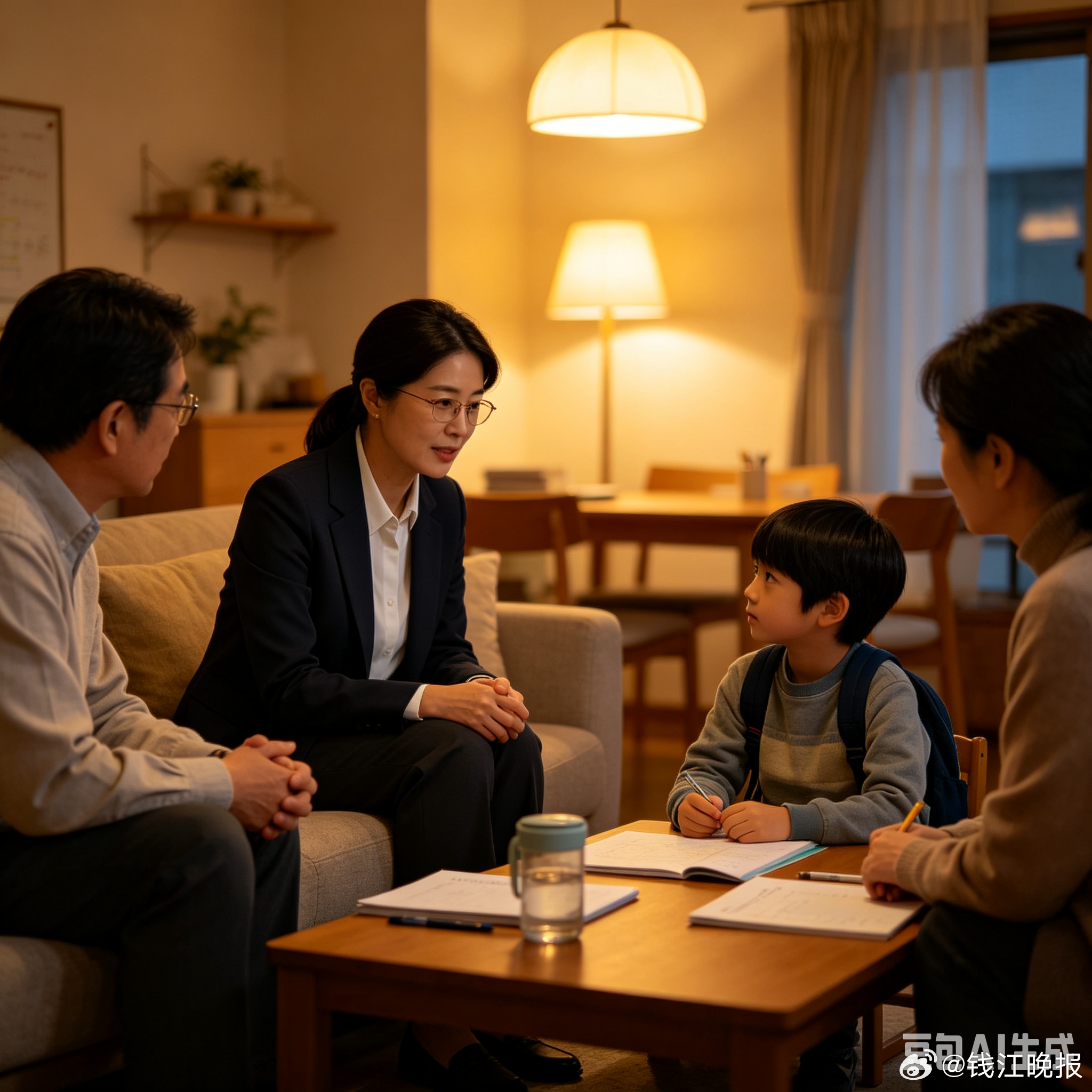 【#老师家访20余户仅6户父母都在#   #老师来家访爸爸竟找借口溜了#】最近，