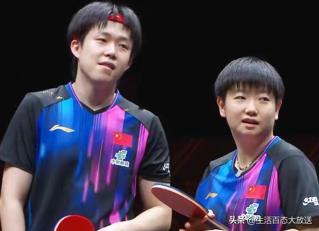 随着孙颖莎/王楚钦3-0横扫，香港总决赛，混双决赛对阵出炉，中韩争冠🌹

WT