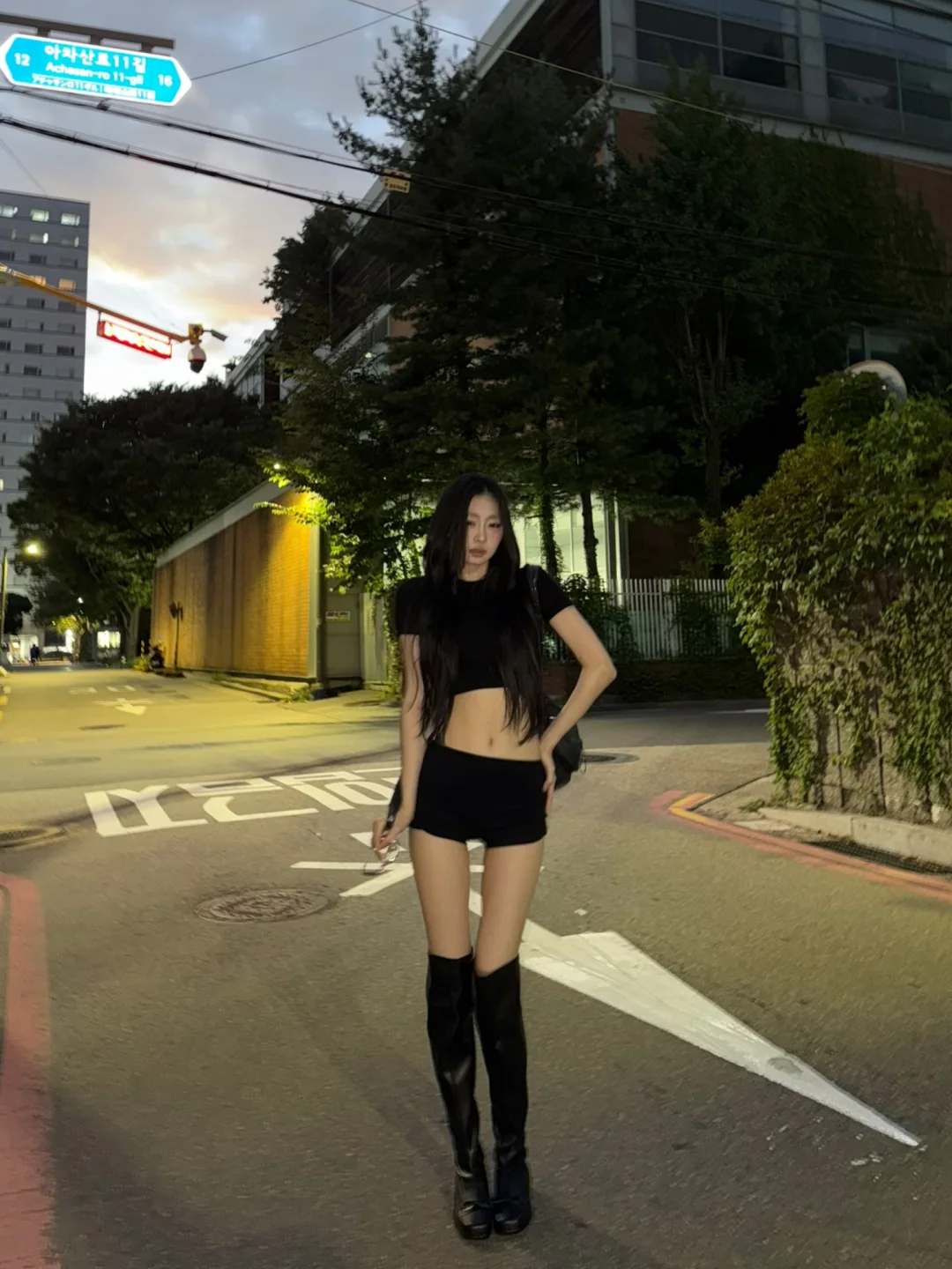 首尔夕阳 最后的月夜记录📝