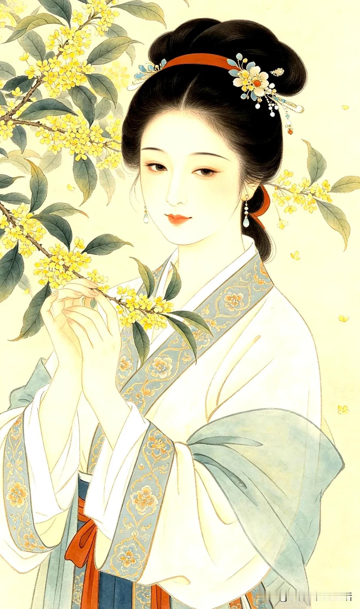 仕女图欣赏