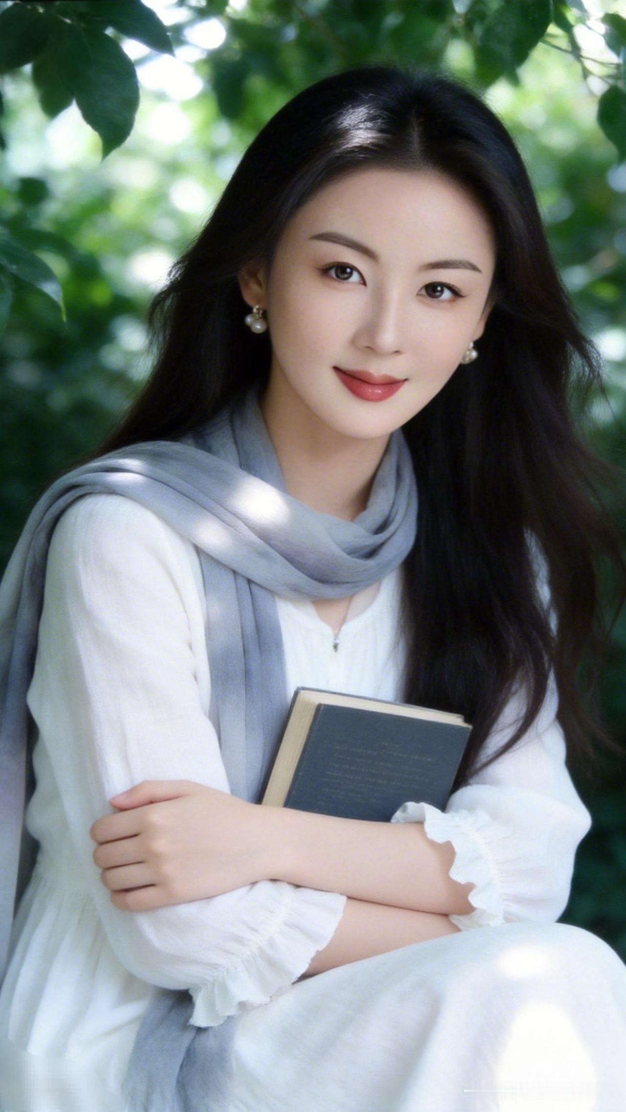什么样的穿搭可以成为气质女神? 阳光下的温柔时光，书香浸染的宁静午后。