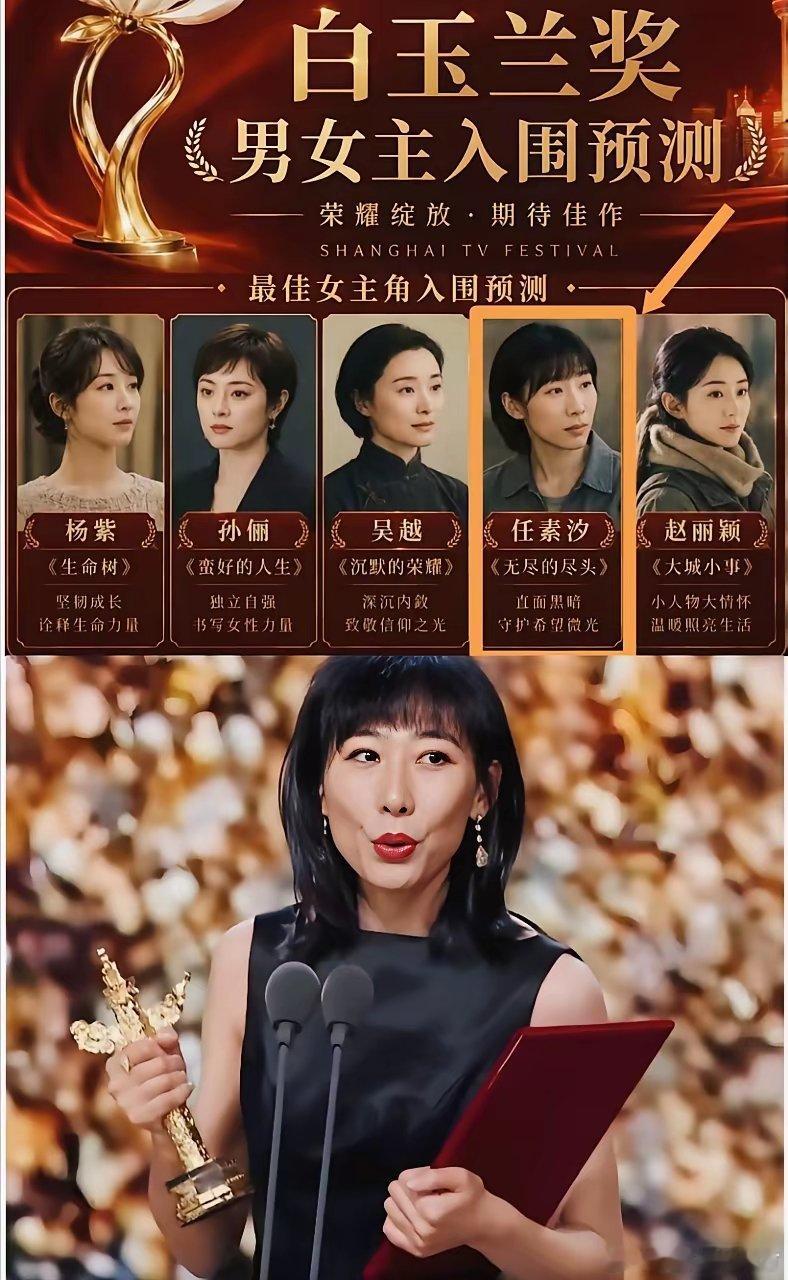 坐不住了，爆评论了！5位白玉兰当红女星提名，杨紫陪跑4次，杨幂等了15年，只有她