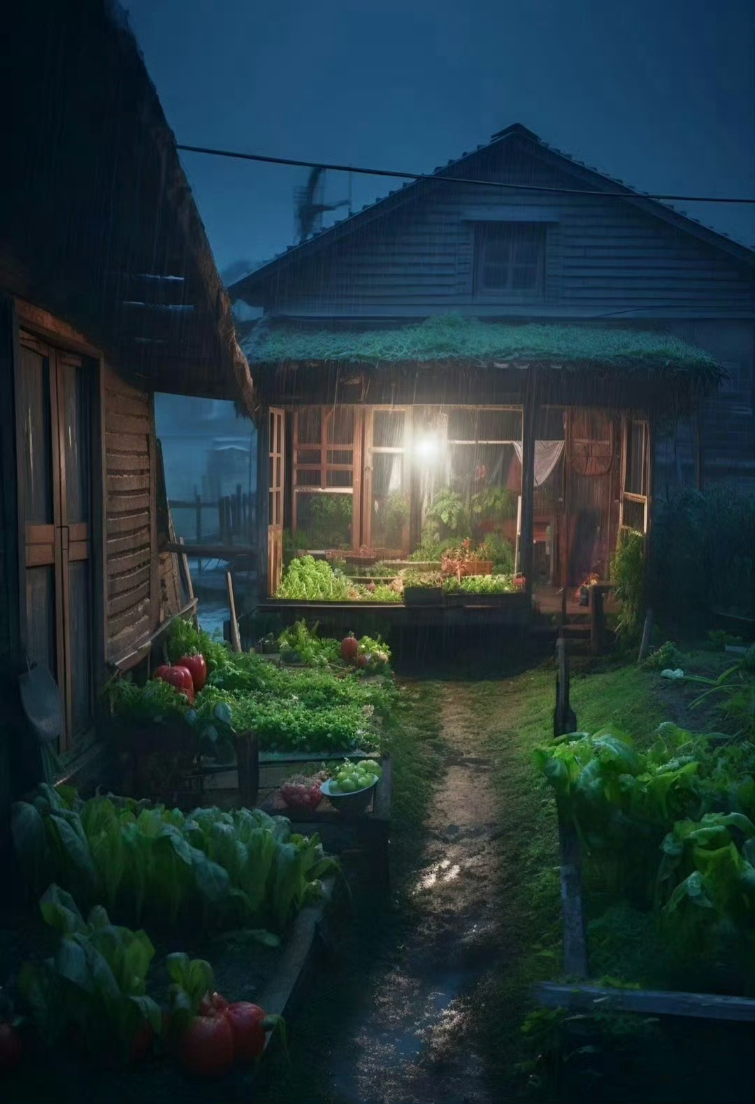 “  清秋一夜雨，往事十年灯 …  ” 