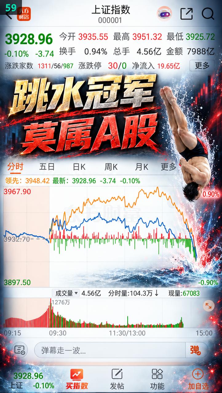 跳水冠军！奥利给！