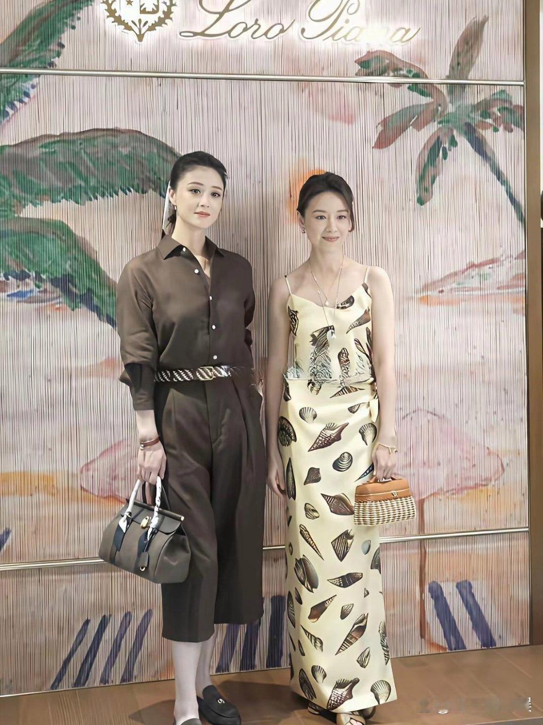 突然发现，董洁无论和谁合照，都没输过 