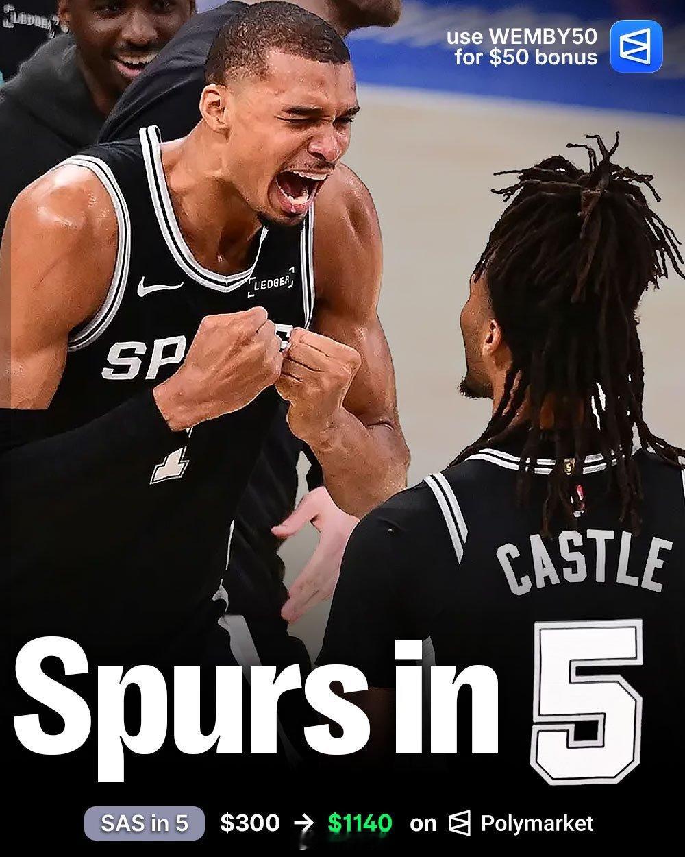 马刺主场已就位，NBA裁判组已就位博彩公司最看好的结果是马刺4:1尼克斯G1明早