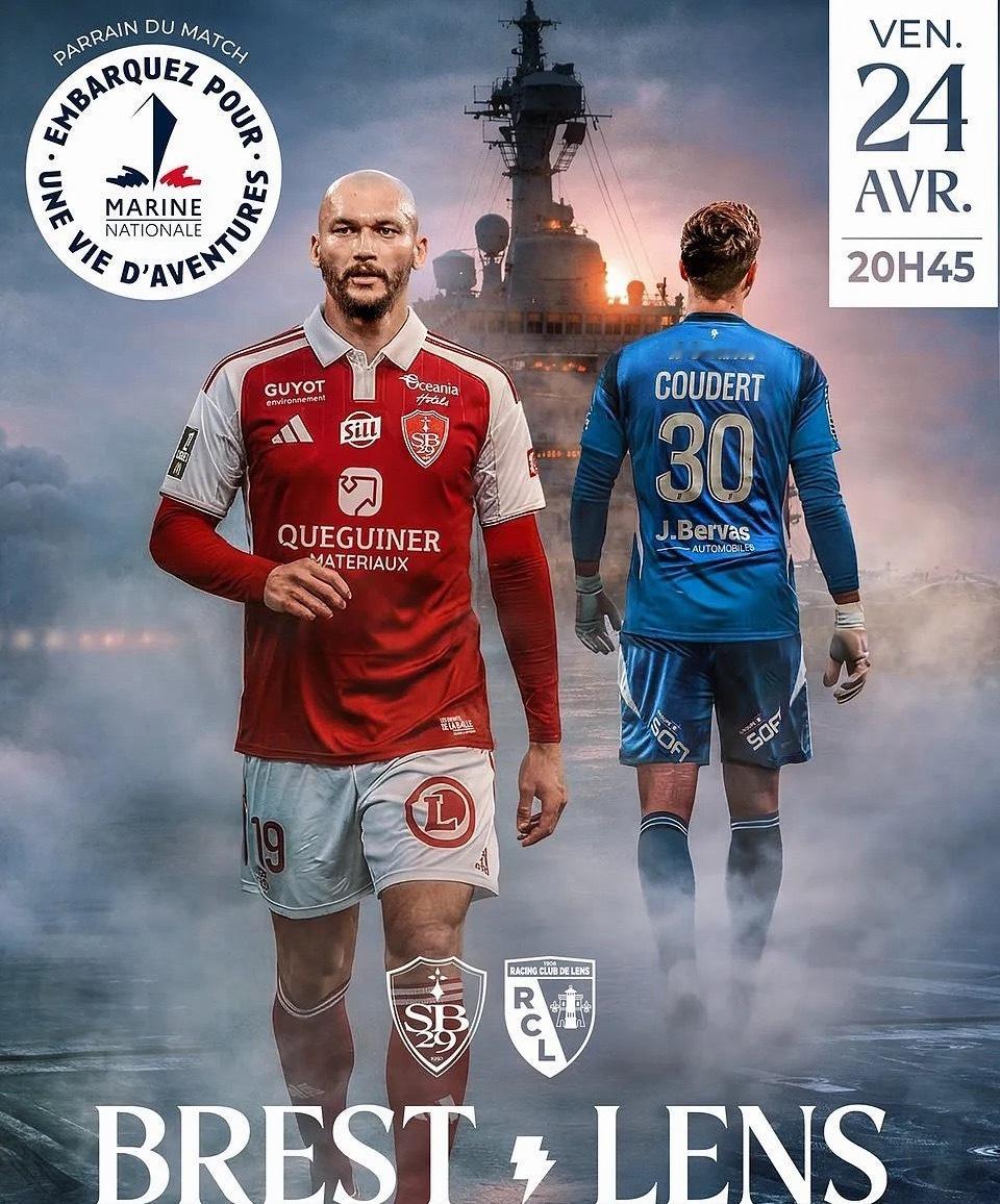 日凌晨2:45，2025/26赛季法甲联赛第31轮，布雷斯特将坐镇主场弗朗西斯勒