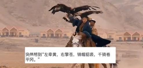 左牵黄、右擎苍......
