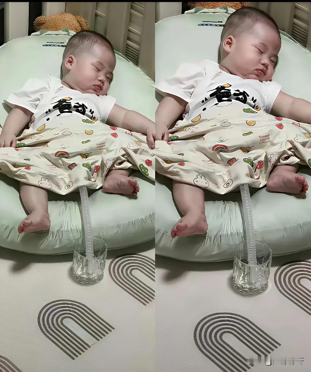 不得不说，这样带娃，省事多久[笑哭][笑哭]！他父母可真聪明！