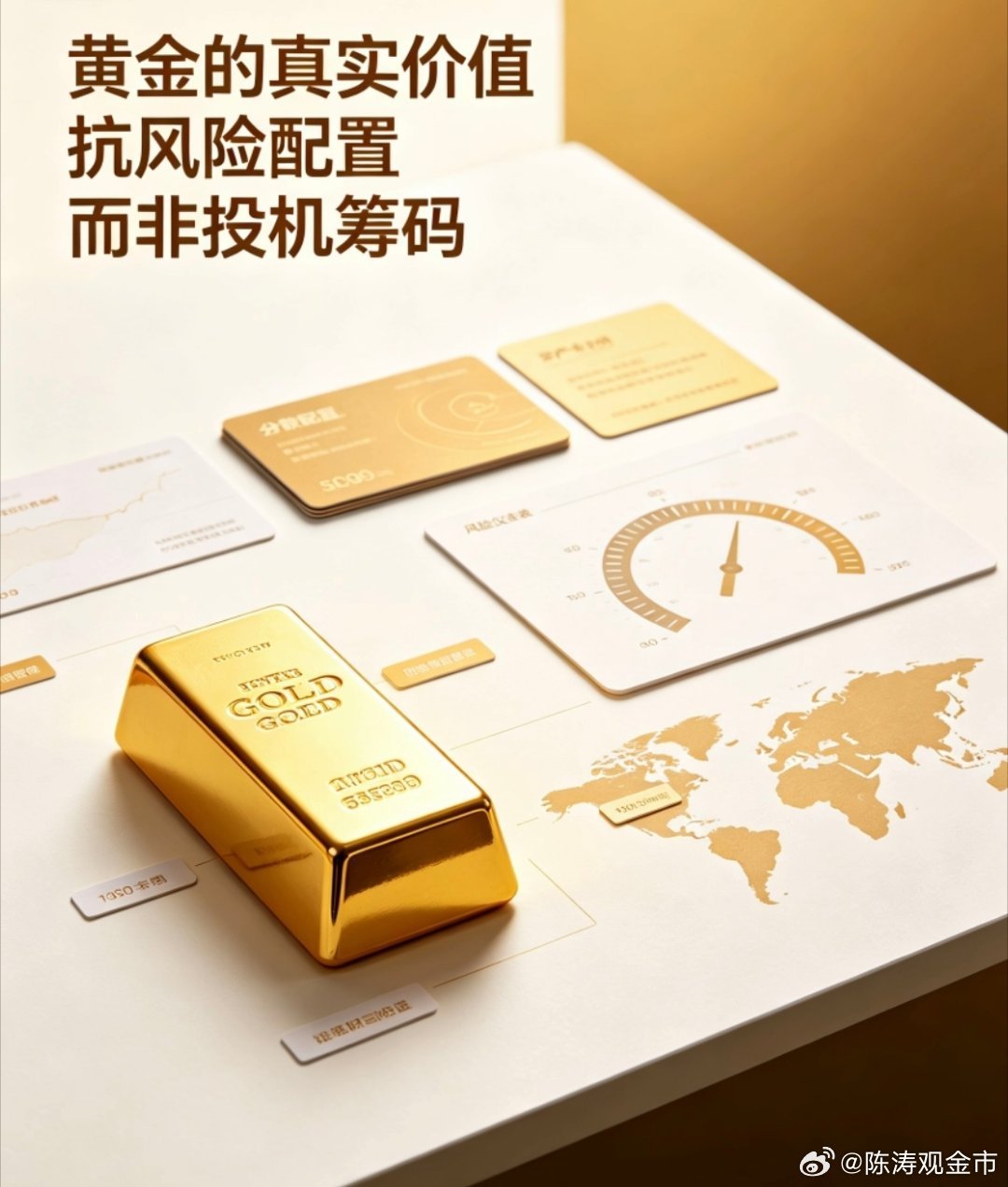 黄金话题永远容易走极端。行情一涨，有人鼓吹闭眼囤金；一回调，又有人痛斥这是巨大泡