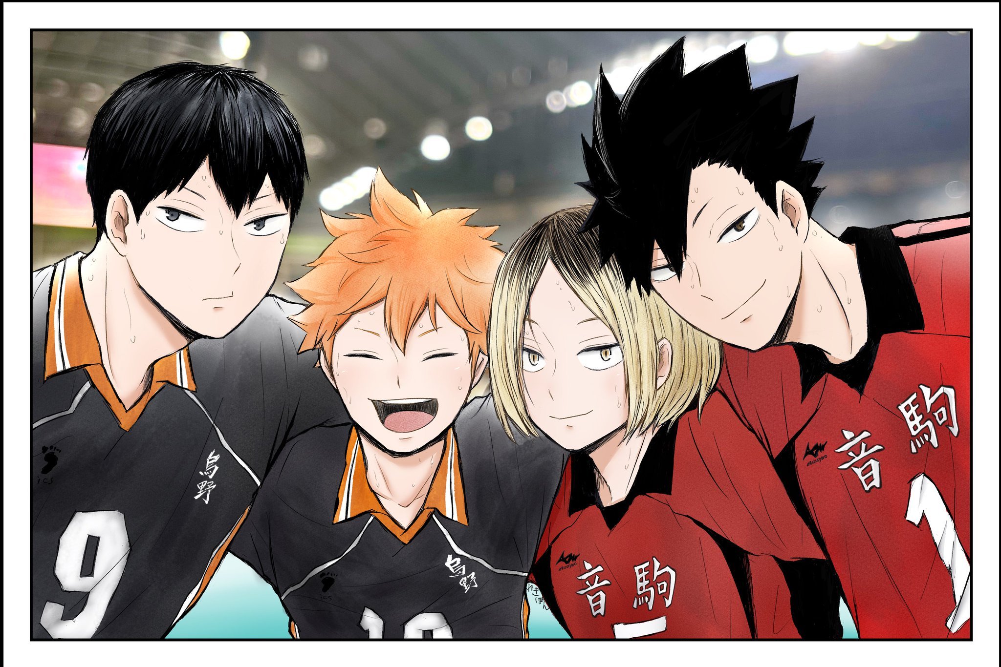 #排球少年[超话]##排球少年# 合照x:F44Xy7 ​​​