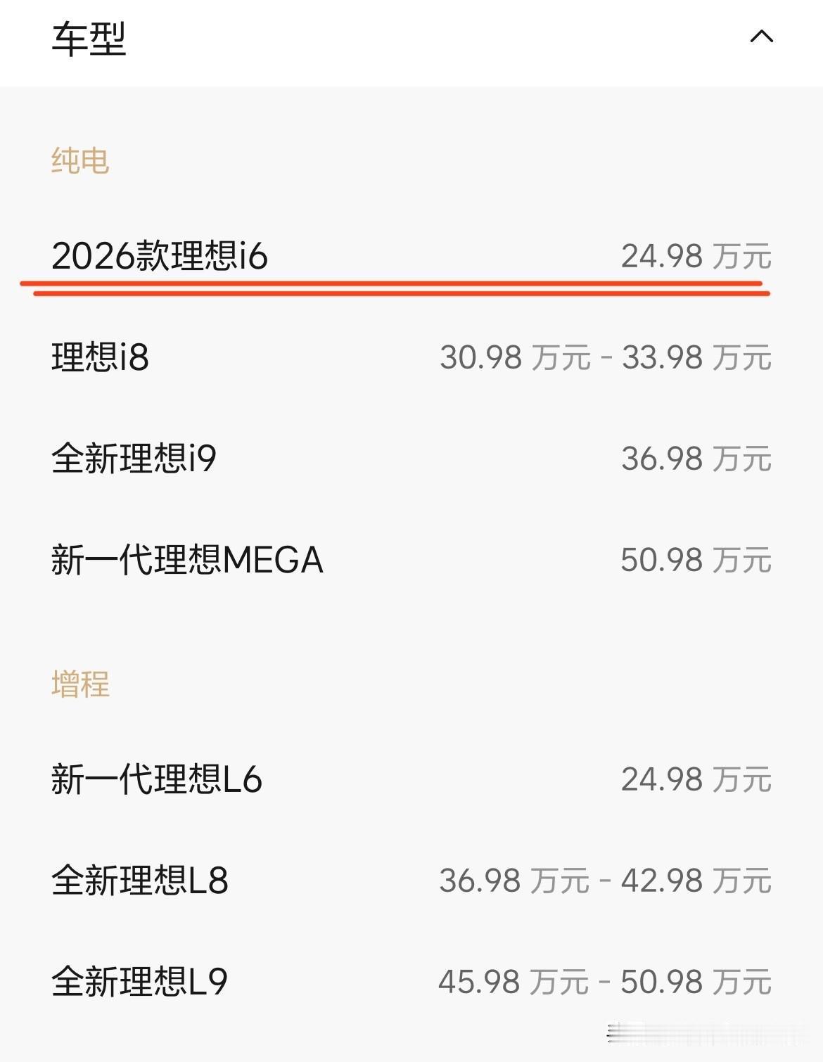丝毫不怀疑理想i6的热销。

李想前几天说，希望i6能成为理想汽车在全球销量最高