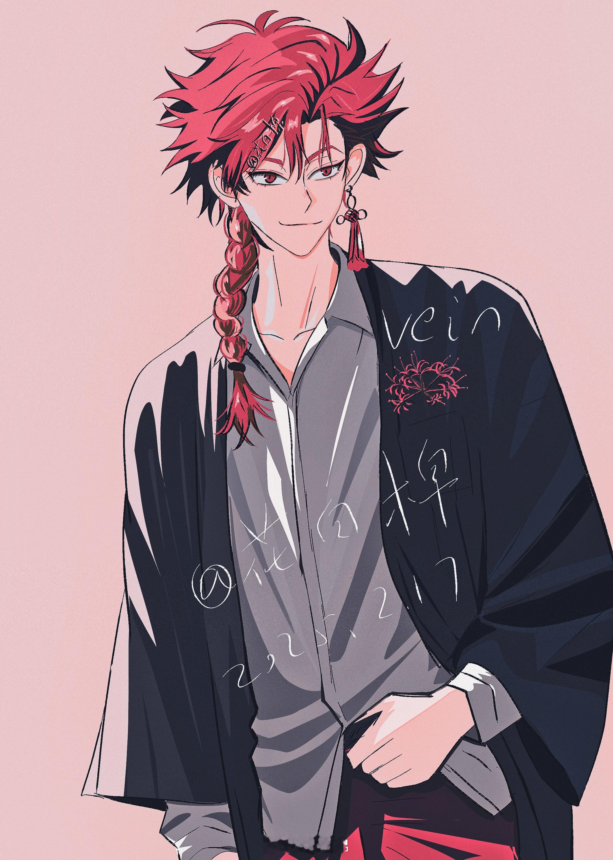 模特 萧未影 vein Handsome～_自画 🍓 