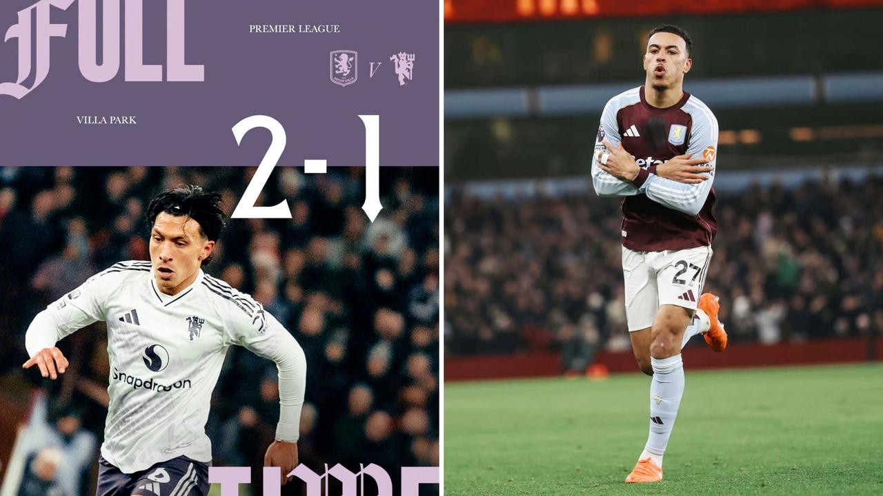 英超：曼联客场1-2负于阿斯顿维拉，4轮仅取1胜。
罗杰斯打破僵局，库尼亚闪电扳