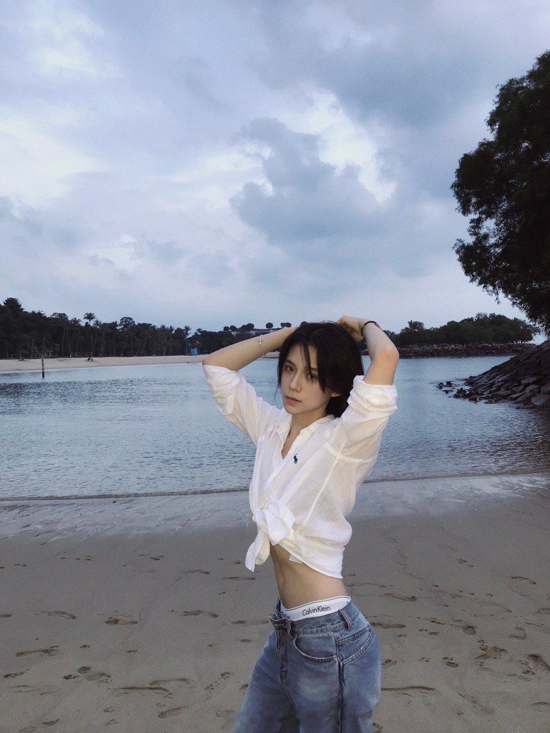 海边 蓝调时刻 和你 ​​​