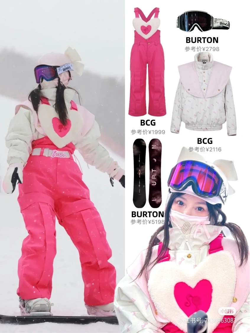 李小璐的芭比滑雪穿搭分析#李小璐私服[超话]##全世界最好的李小璐[超话]#来自
