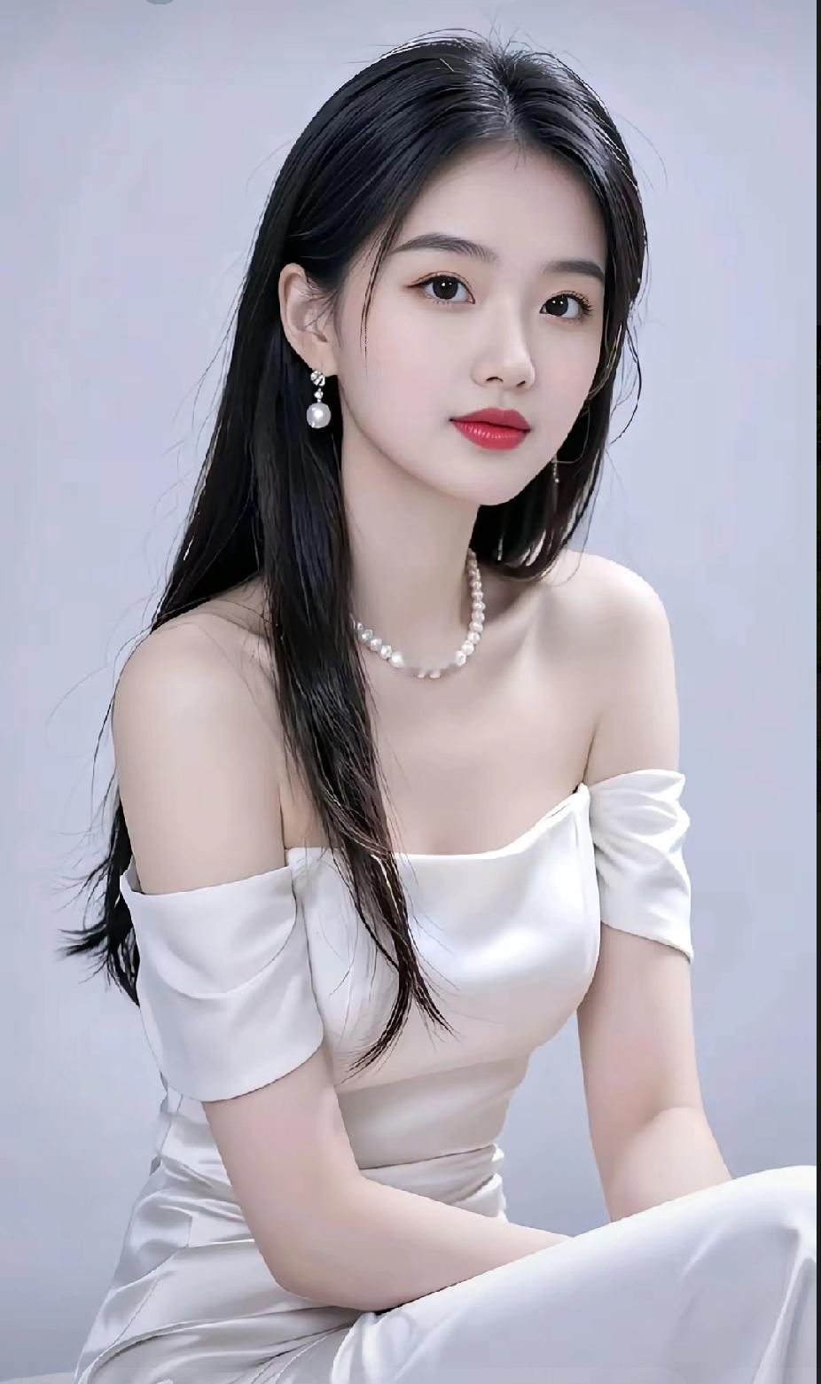 玉佩轻摇，美人如画。