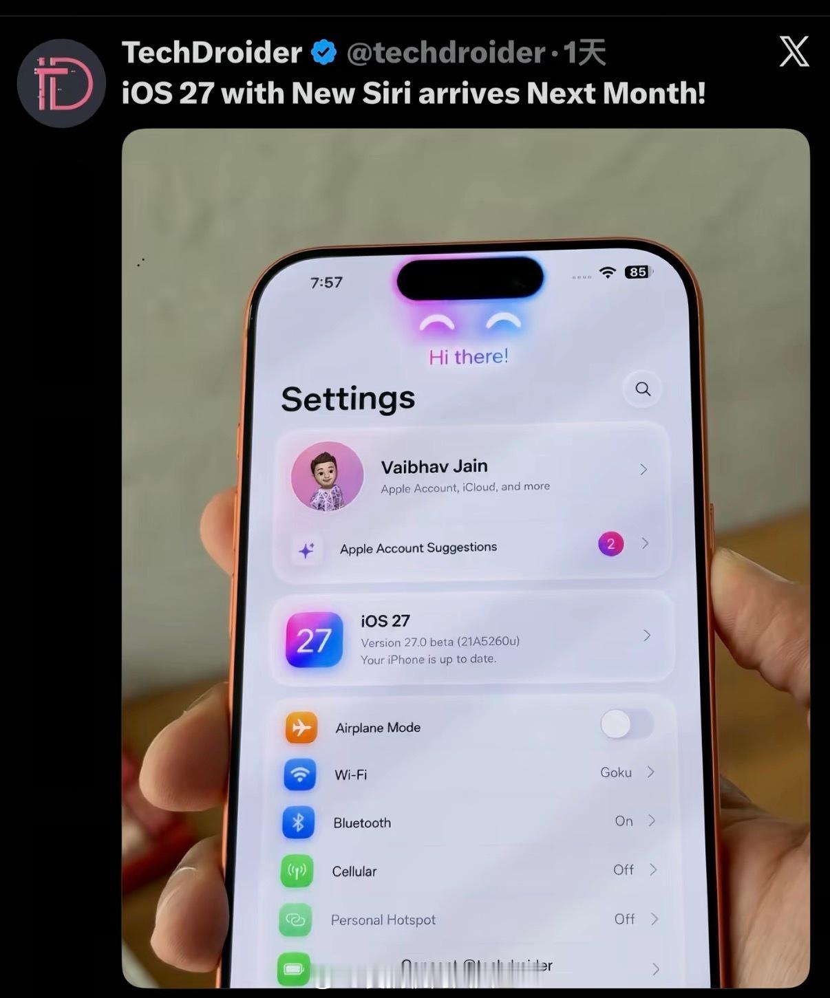 iOS 27 