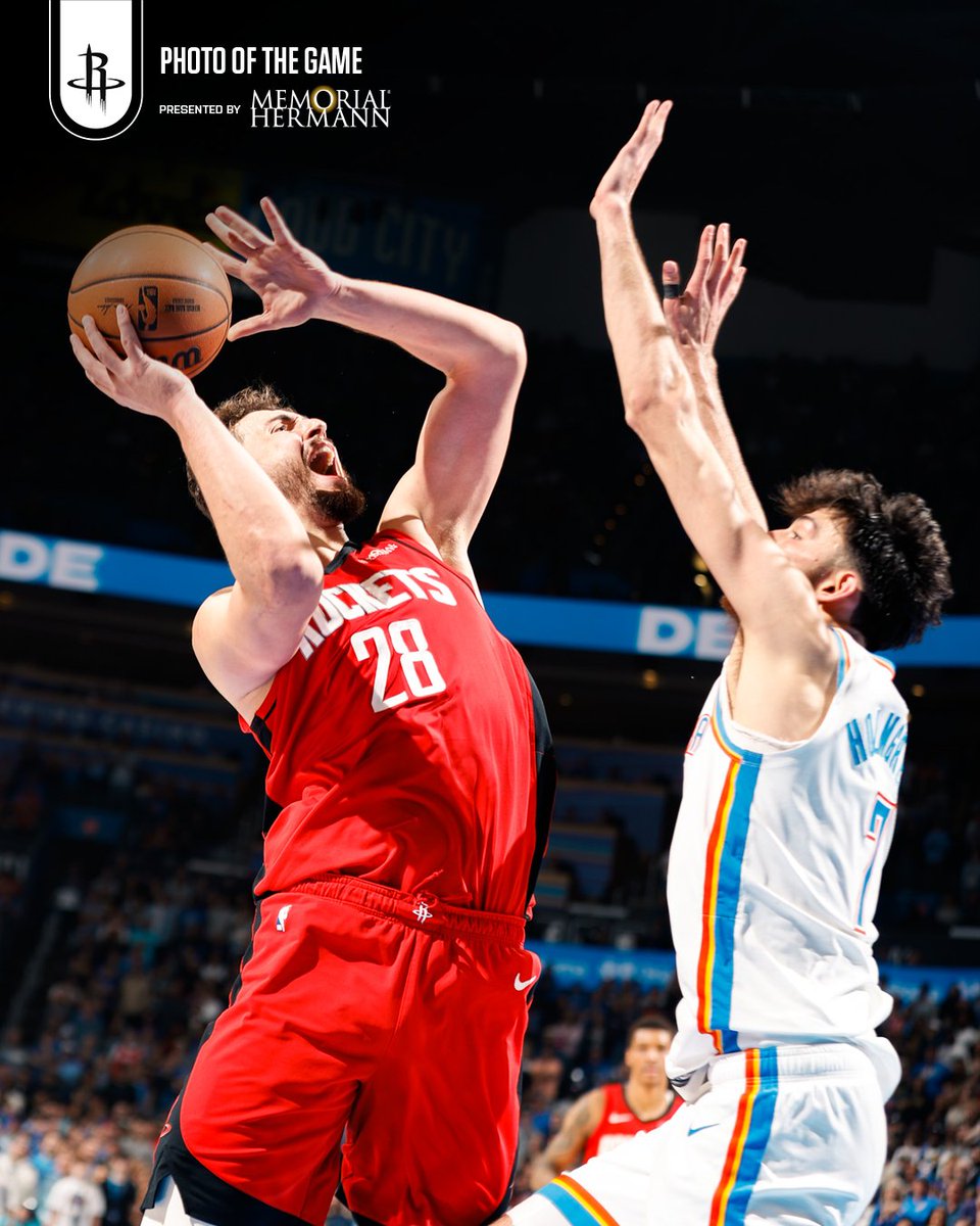 申京三双率火箭大逆转雷霆终结连败