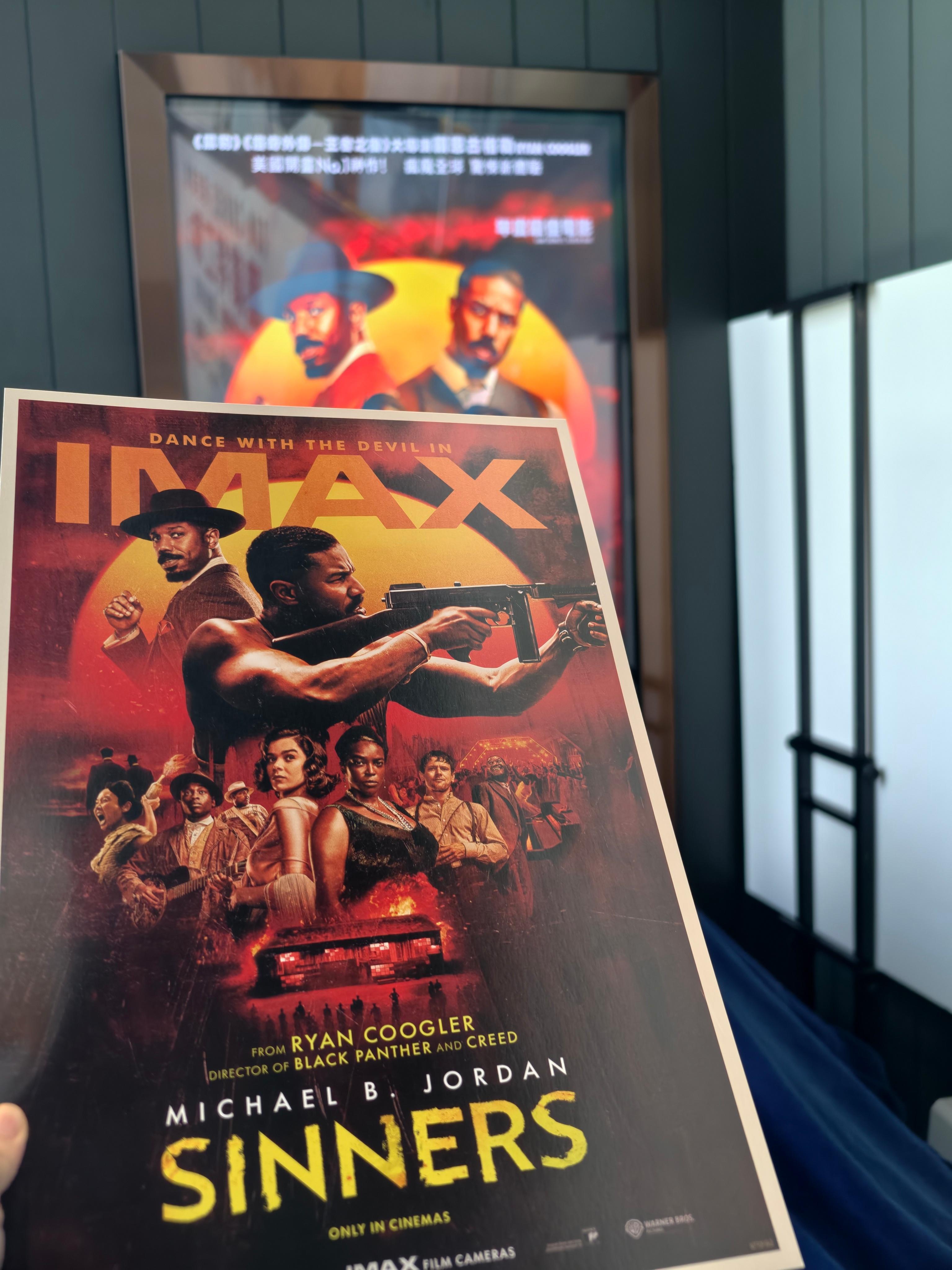 《罪人》绝对是今年到目前为止的最强IMAX体验，视听全方位吊打其他大制作，IMA