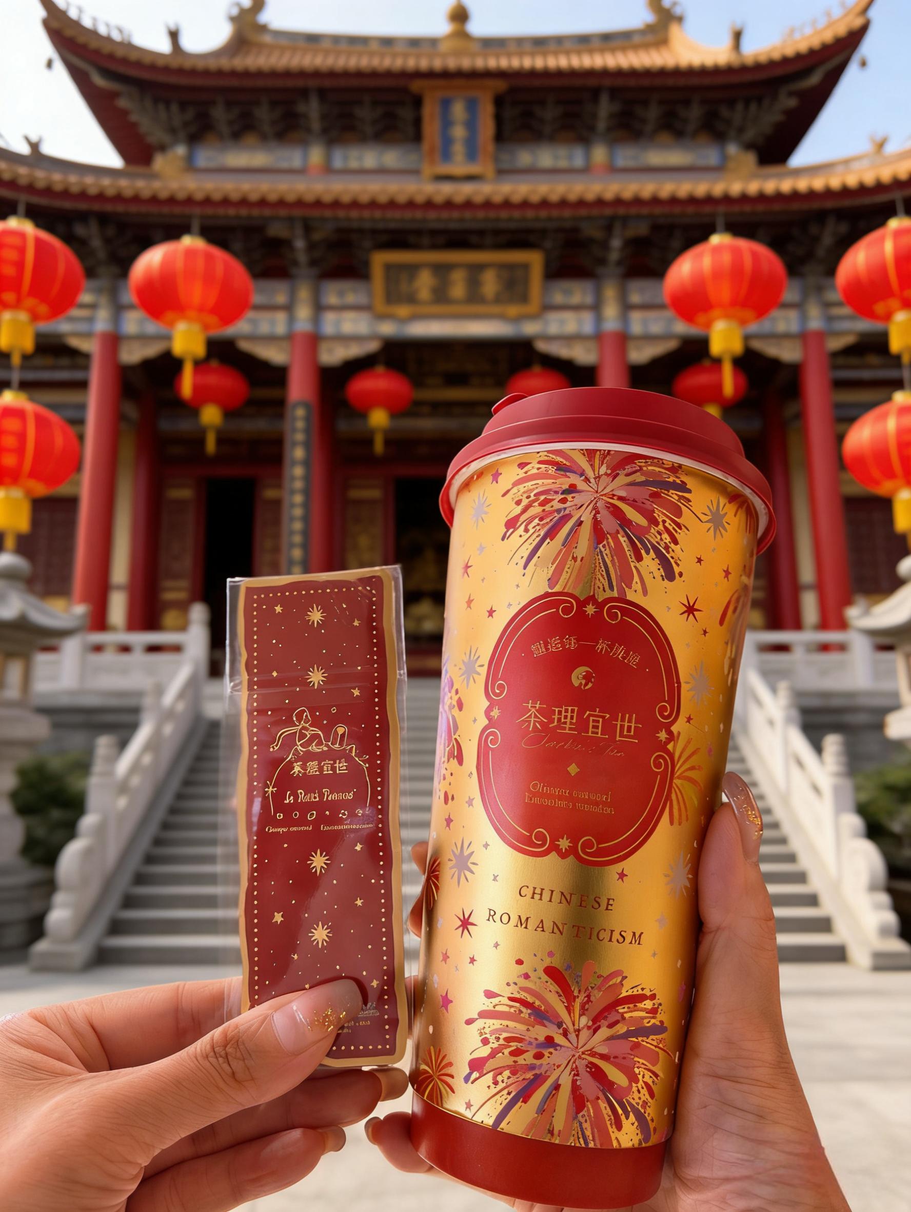 把「开运金杯」带去寺庙，会发生什么？带着茶理宜世和小王子联名的「开运金...