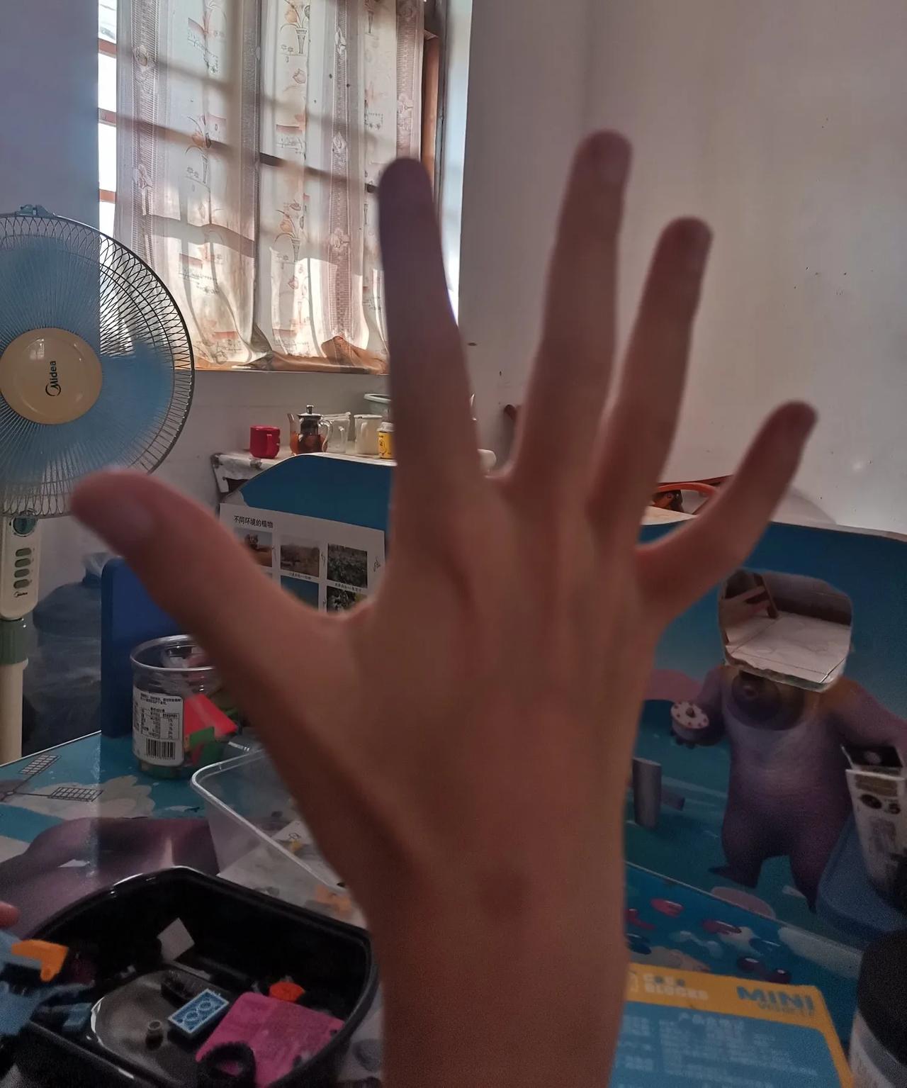 都说我儿子的手指很长……

可让人感到奇怪的是，一个十岁的小男孩，平时也不用他做