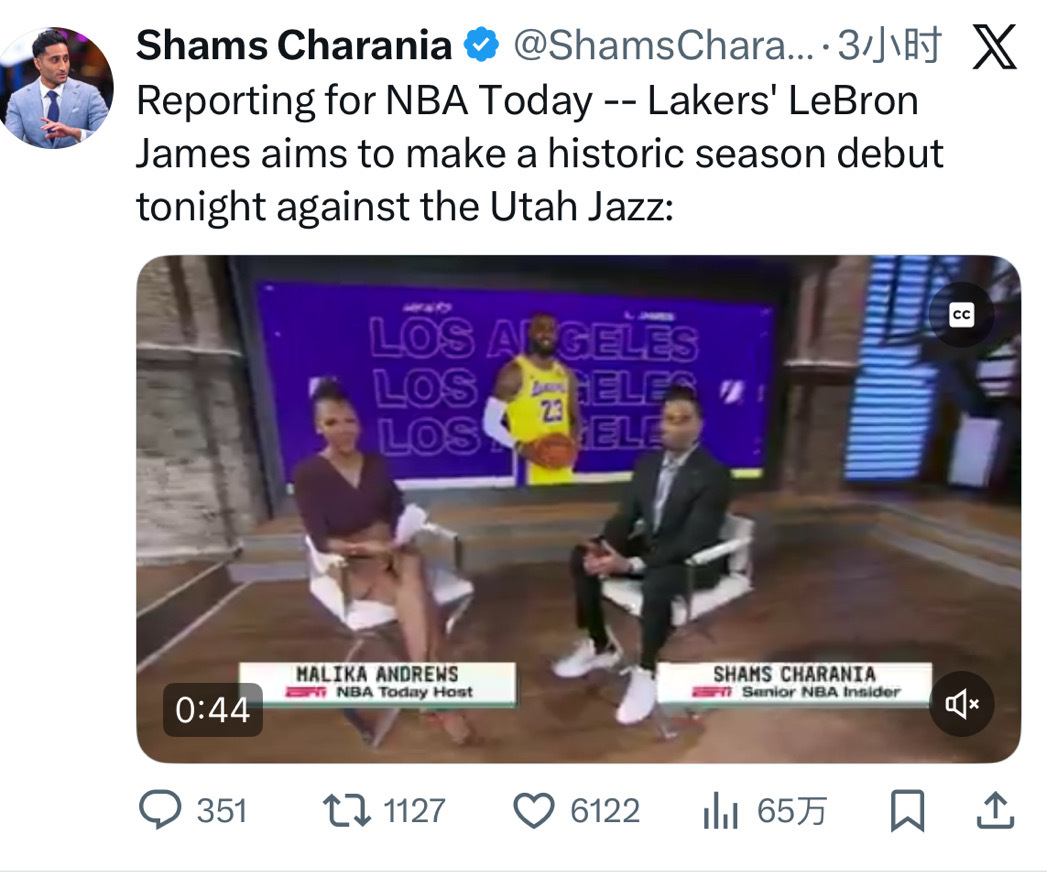 悬疑拉满了今天这会了所有人都不知道詹姆斯到底复出不复出 