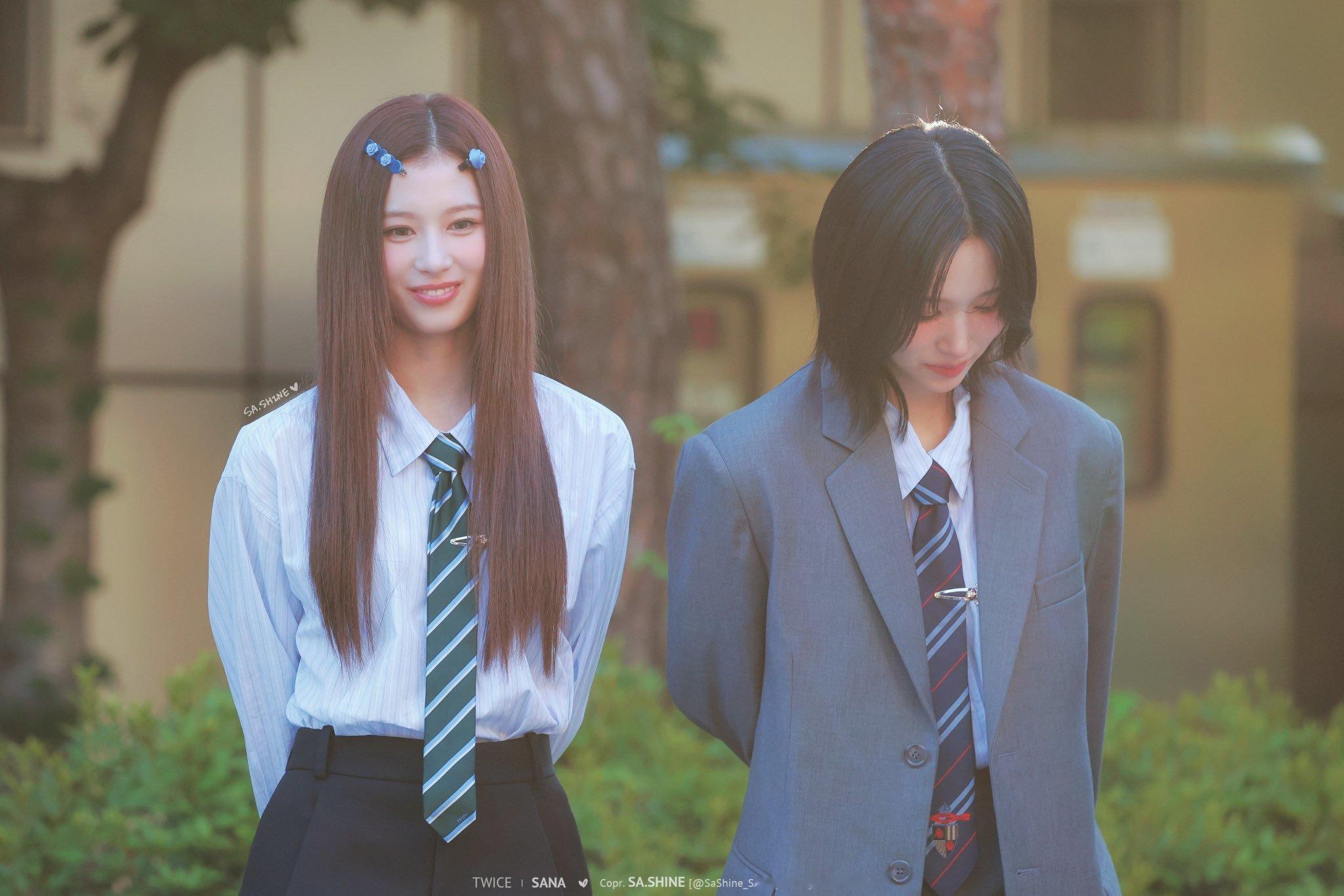 sana ❤️ mina校园小情侣 ​​​