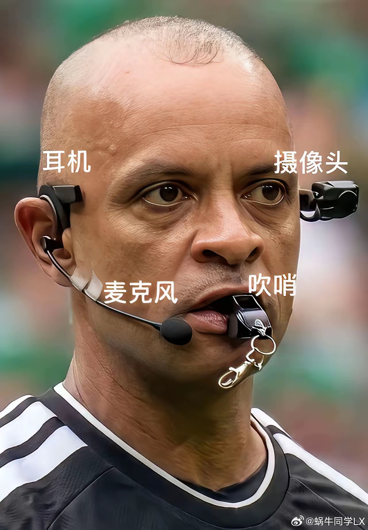 2026年美加墨世界杯裁判头部穿戴装备：口哨、耳机、麦克风、摄像头，这只是一部分