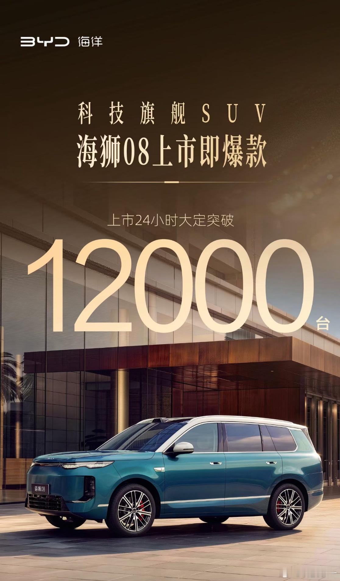 海狮08真牛，起售价二十多万的车，24小时大定突破12000辆！ ​​​