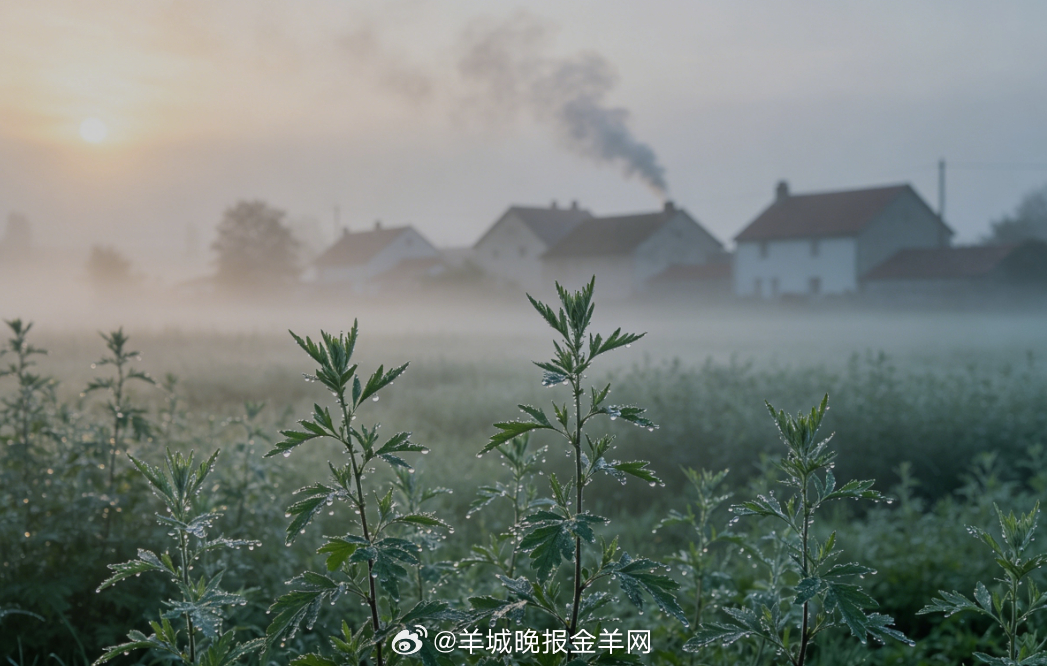#早安# 清晨的薄雾，如轻纱般笼罩着艾草田，空气里弥漫着淡淡的粽叶清香。愿你在这