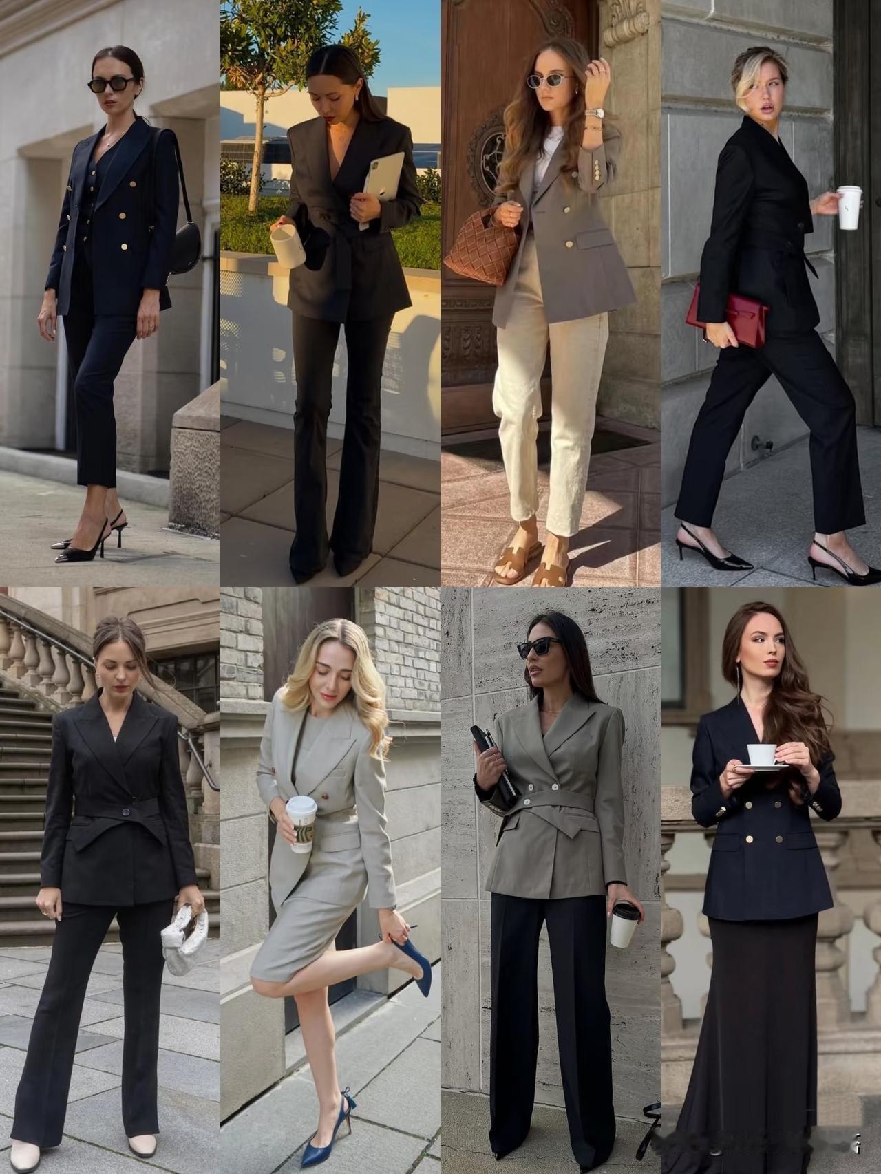 早春必备单品西装，一件无龄感单品
 
西装是女生的万能穿搭单品，既能撑得起职场气