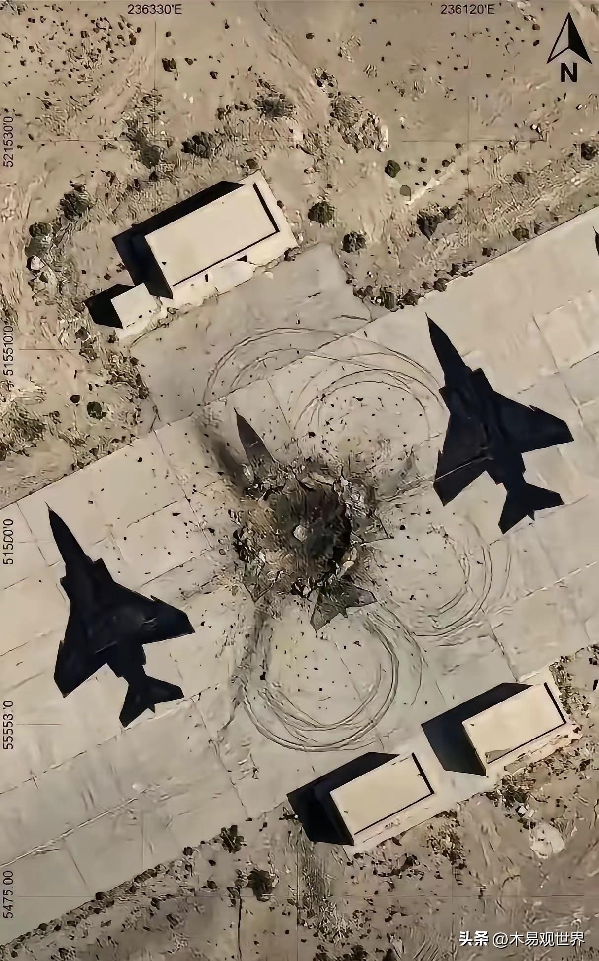 办法总比困难多，看看伊朗如何忽悠对手！
你不是要空袭战略目标吗，把机场和军机画出