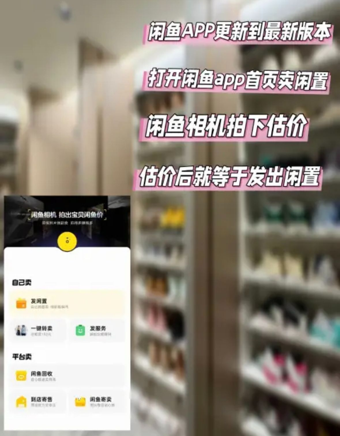 【谁还没玩过闲鱼出的新功能】新版闲鱼拍照就可以赚钱 今天新版闲🐟突然发现主页多