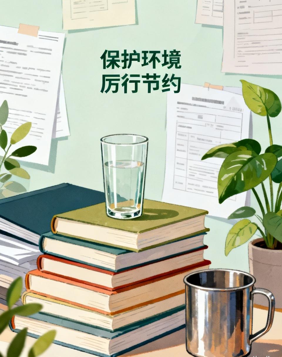 王法官称院里下发通知，为保护环境、厉行节约，开会时不再提供一次性杯子，若有饮水需