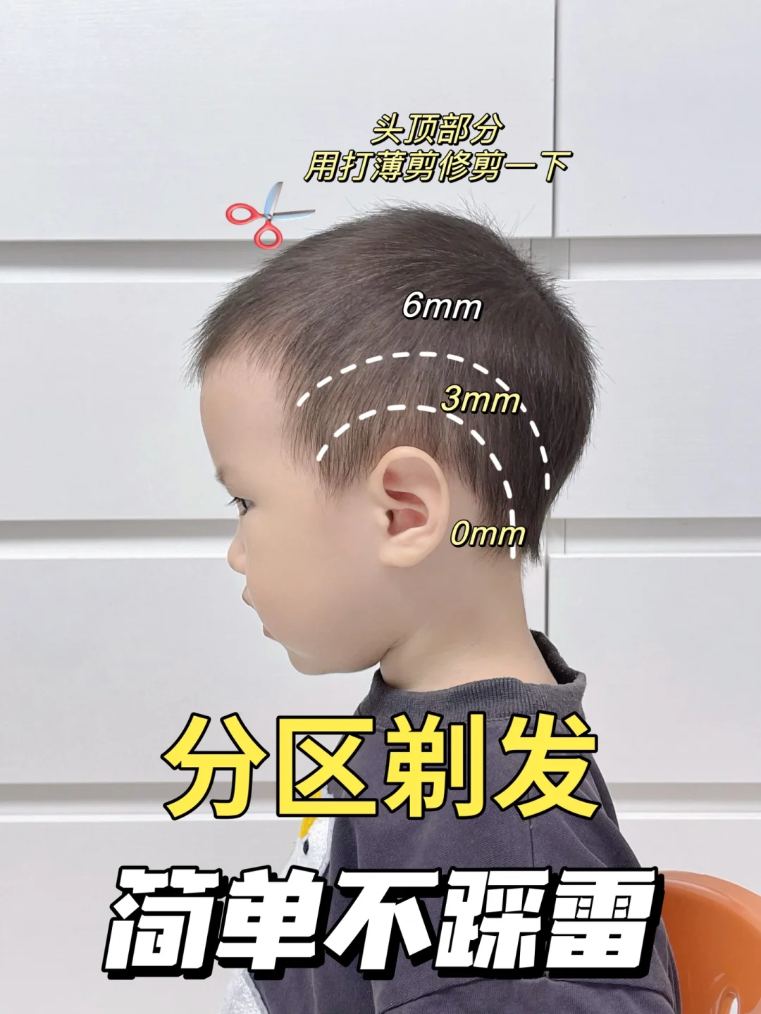 进来看❗️手残党也能一学就会的理发教程！