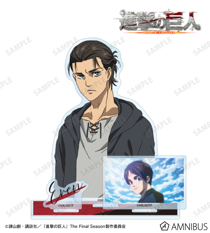 进击的巨人 TVアニメ『進撃の巨人』×AMNIBUS附动画场面写配件BIG亚克力