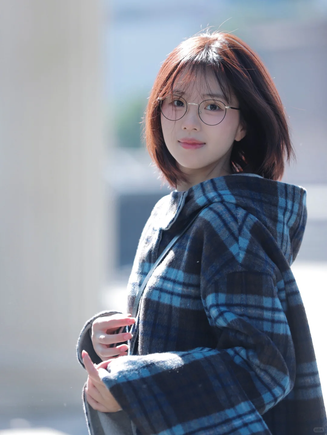 好像拍到了韩剧女主