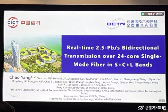 【1秒钟能下载1.4万部4K电影 ，中国信科刷新光通信世界纪录 】3 月 25 
