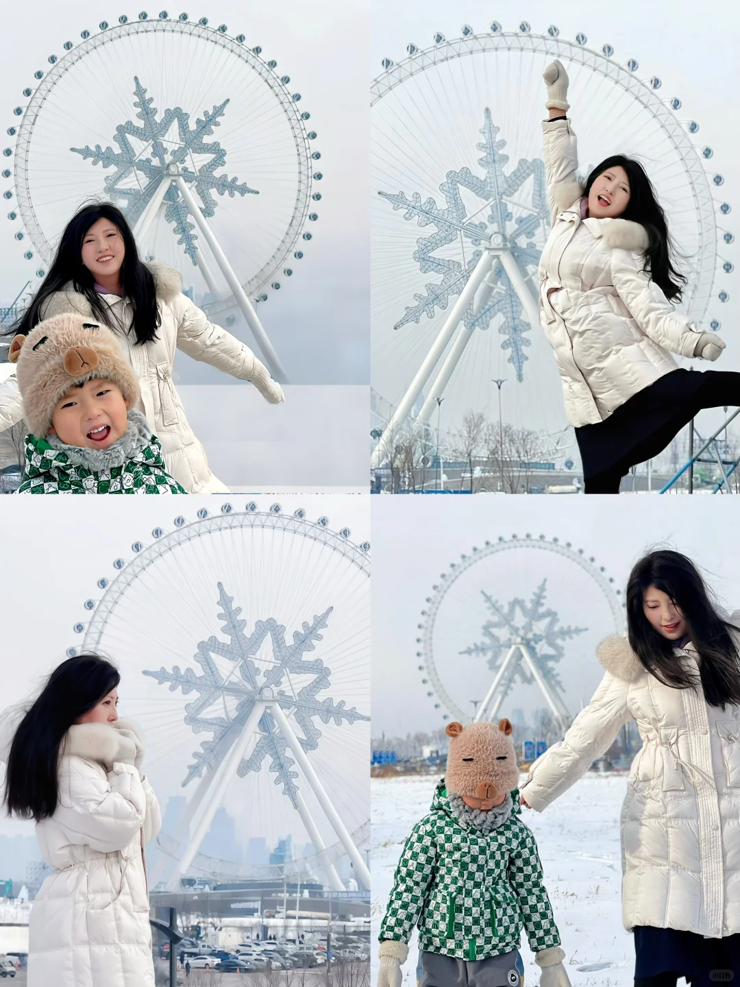 冰雪大世界摩天轮🎡我们来啦～