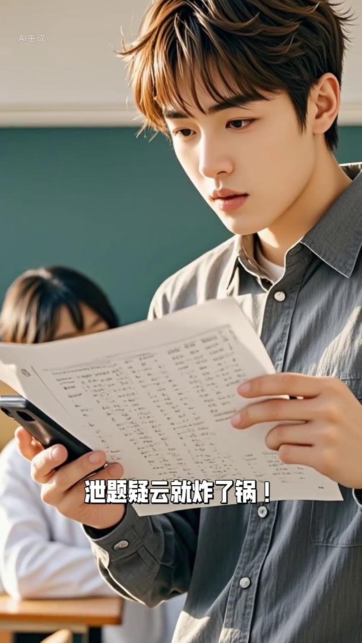 双一流高校泄题风波。
双一流高校爆泄题，学生返乡被紧急召回重考，校方一个举动获赞