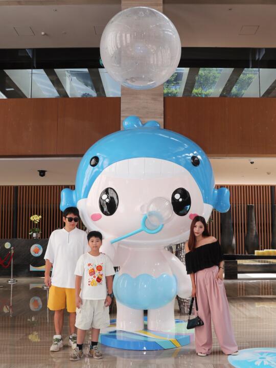 深圳京基海湾｜夏天遛娃的快乐，是大海给的～