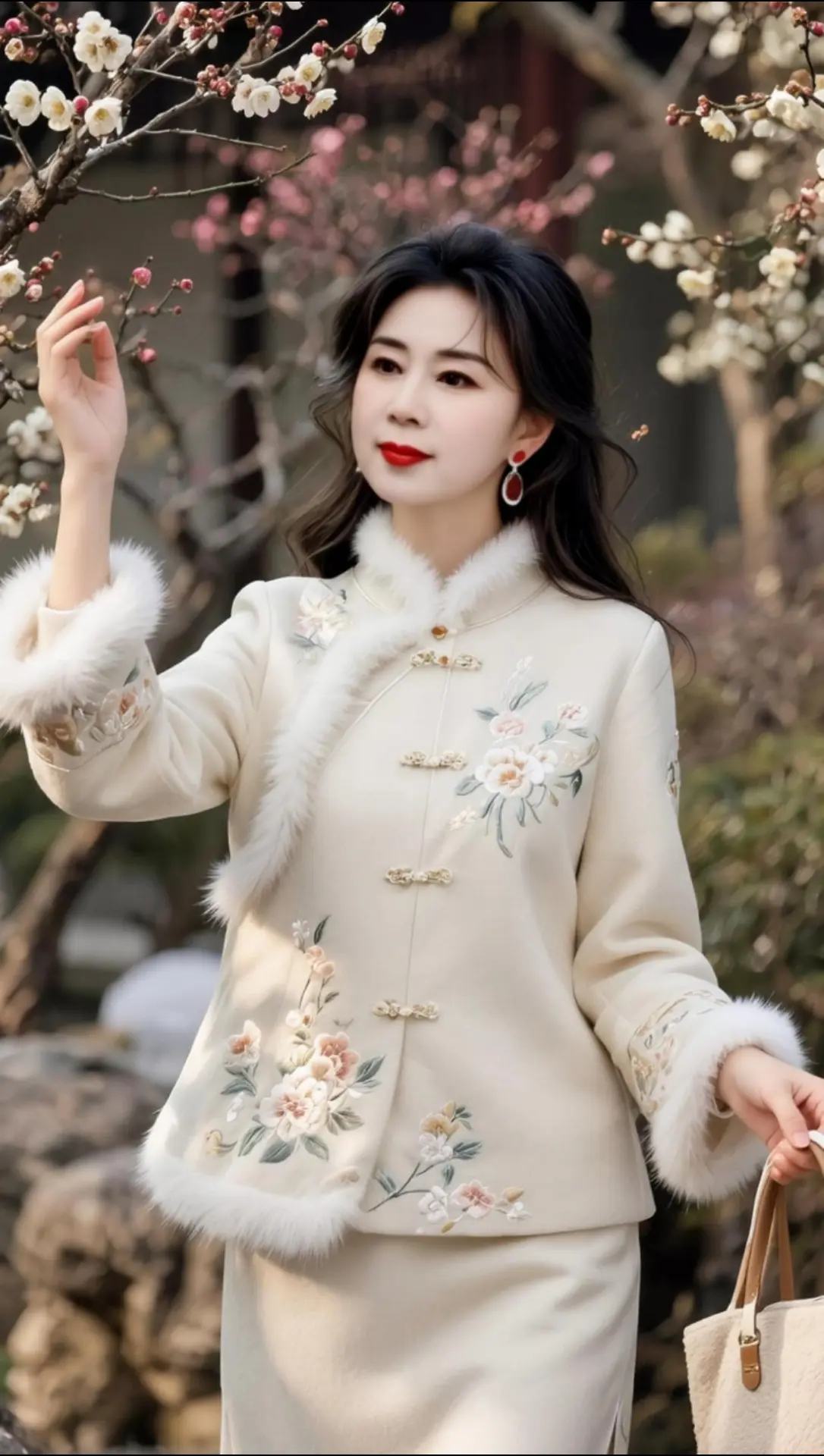 AI中式园林写真 ai创作